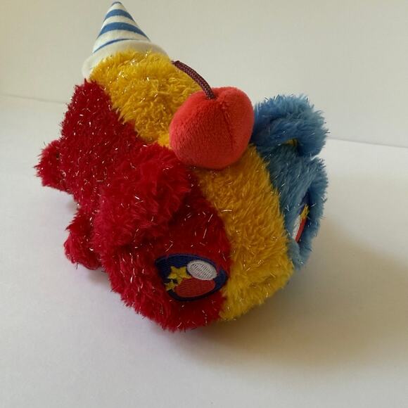 APHMAU Meemeows Snow Cone Cat 6.5” Carnival Treats Plush Red Blue Yellow EUC - Picture 4 of 11